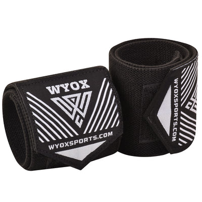 Weight Lifting Wrist Wraps (Black) - WYOX SPORTS
