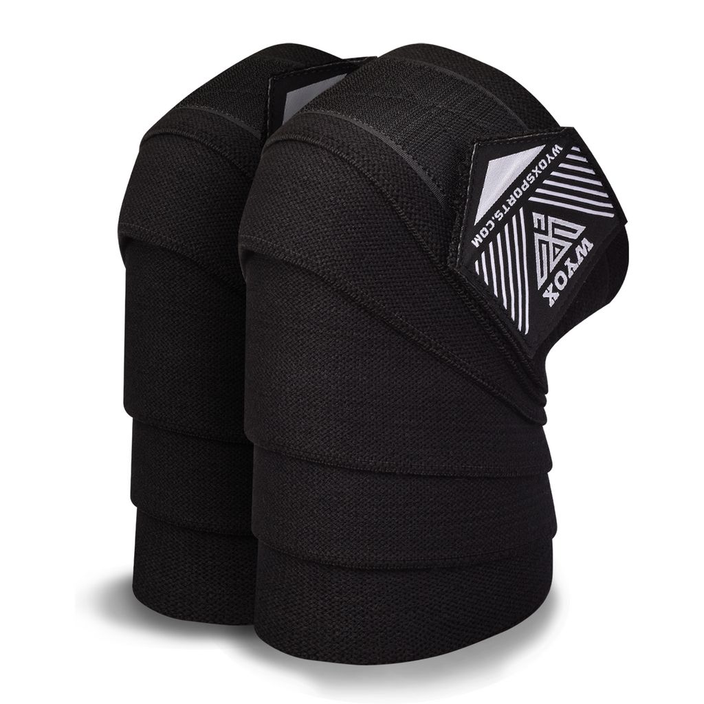 Knee Wraps ブラック/フレーム Black-Line-Knee-Wraps-Model-