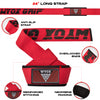 Red Weight Lifting Strap - WYOX SPORTS
