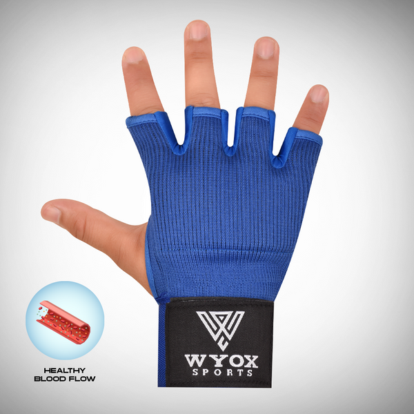 INNER GLOVES GEL HOSEIRY BLUE