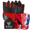 Red MMA Gloves + Red Neoprene Bundle