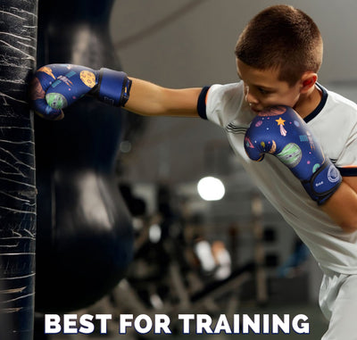 Blue Kid Boxing Gloves