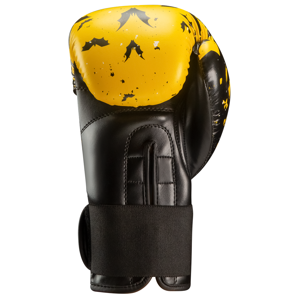 WYOX Spider Boxing Gloves for Training Polyester Made 8 oz Yellow Bat