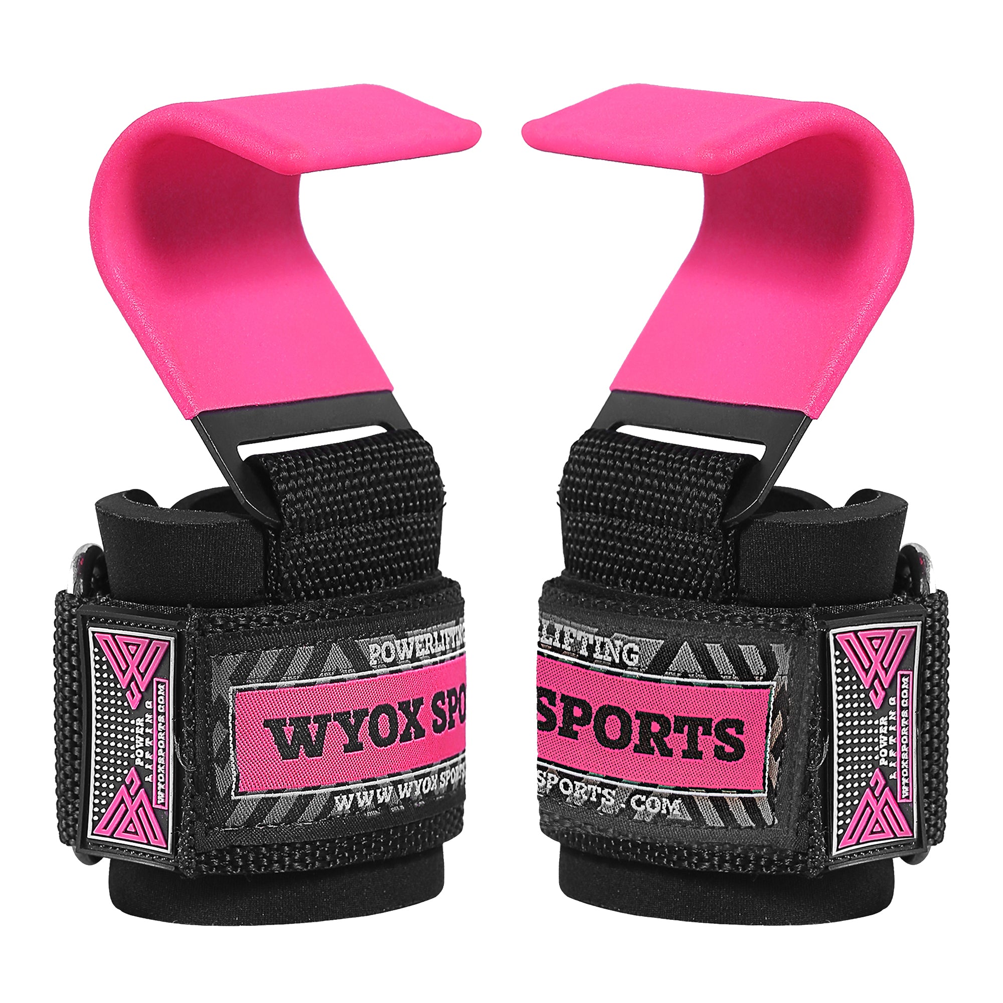 Pink Weight Lifting Metal Hooks - WYOX