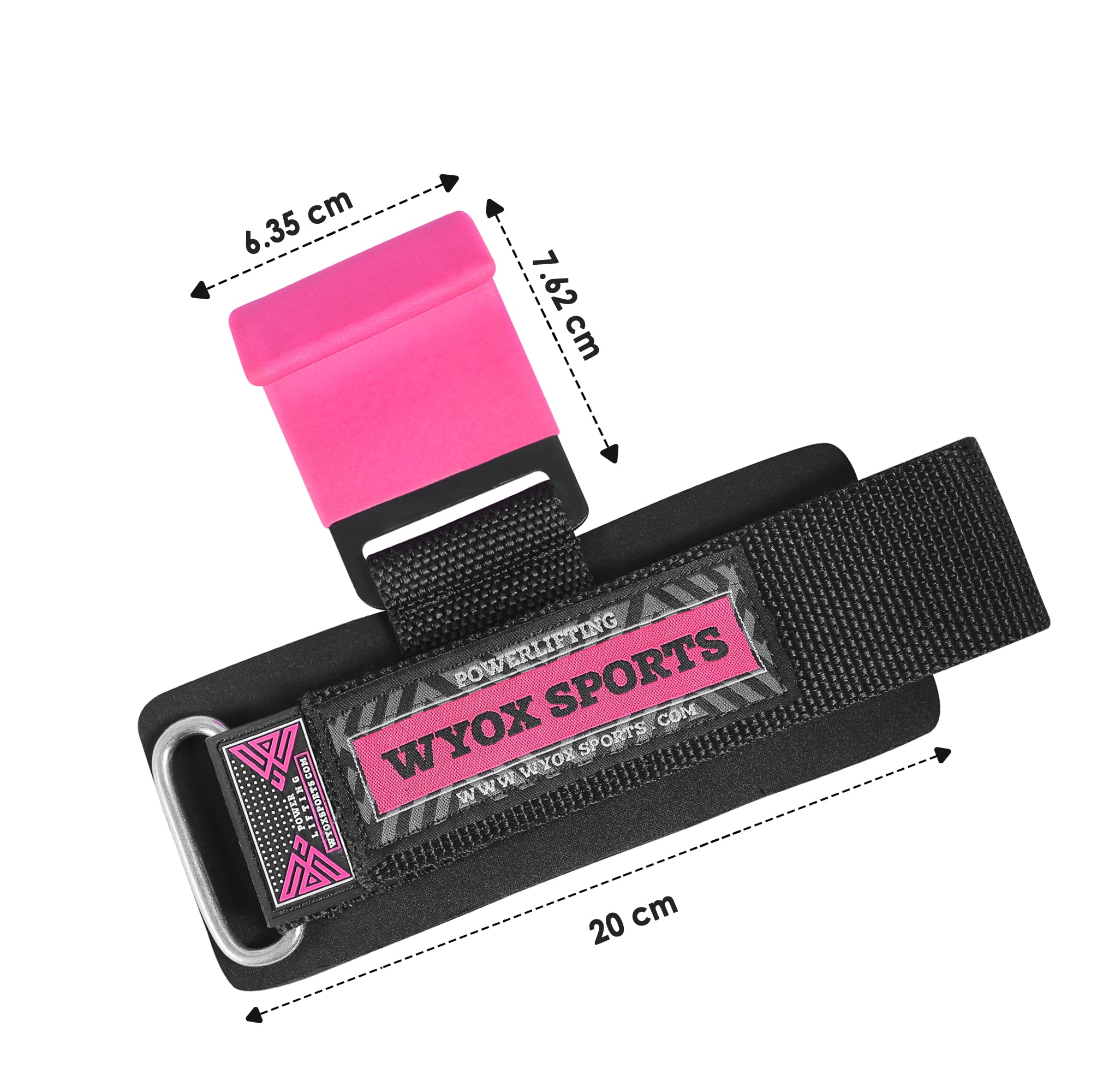 Pink Weight Lifting Metal Hooks - WYOX