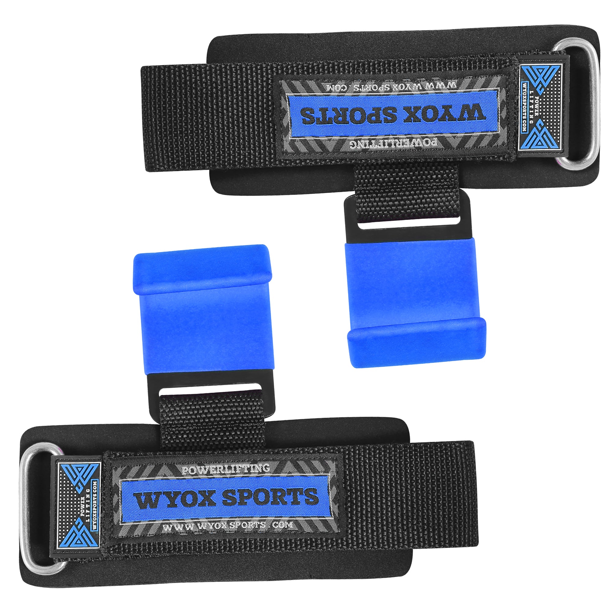 Blue Weight Lifting Metal Hooks - WYOX