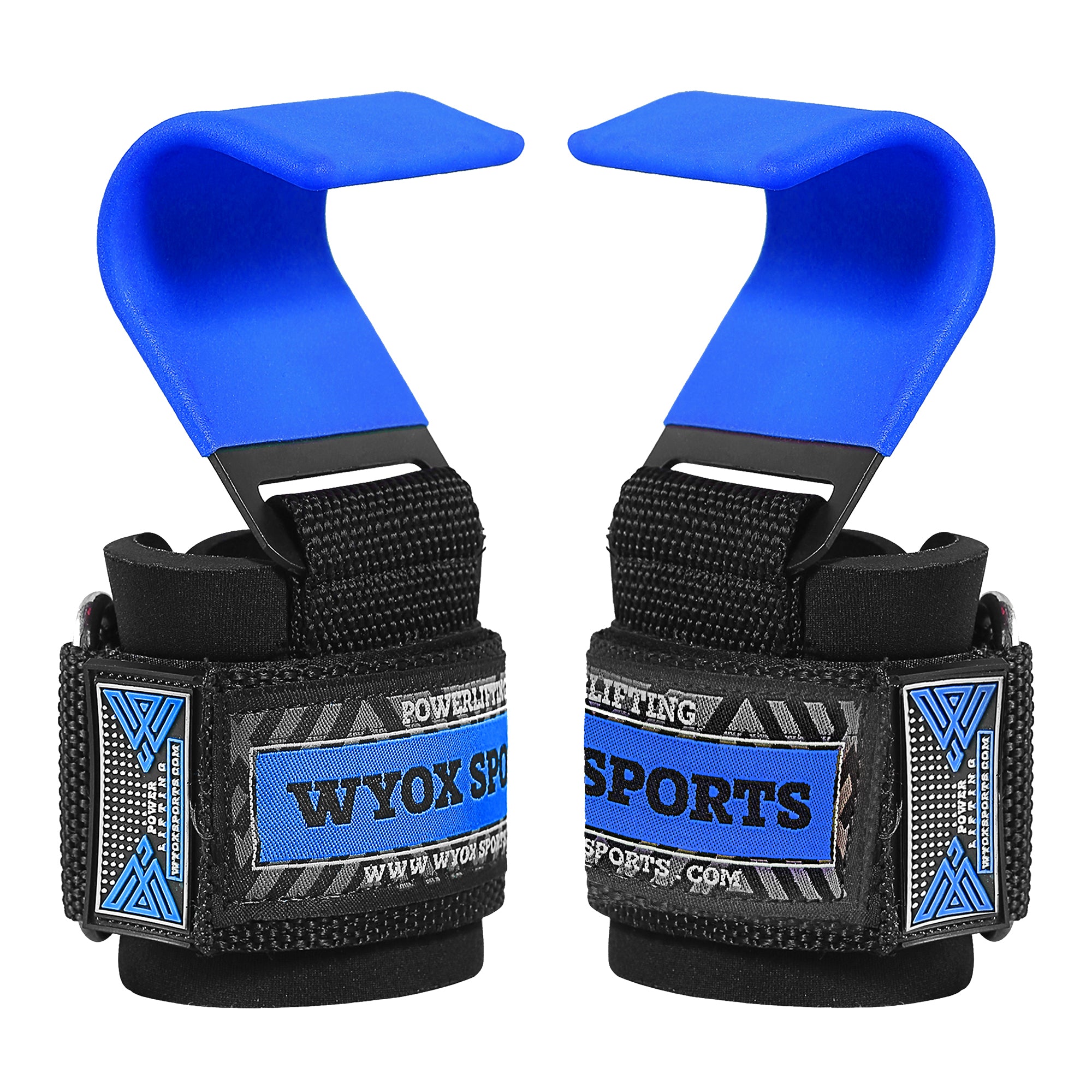 Blue Weight Lifting Metal Hooks - WYOX
