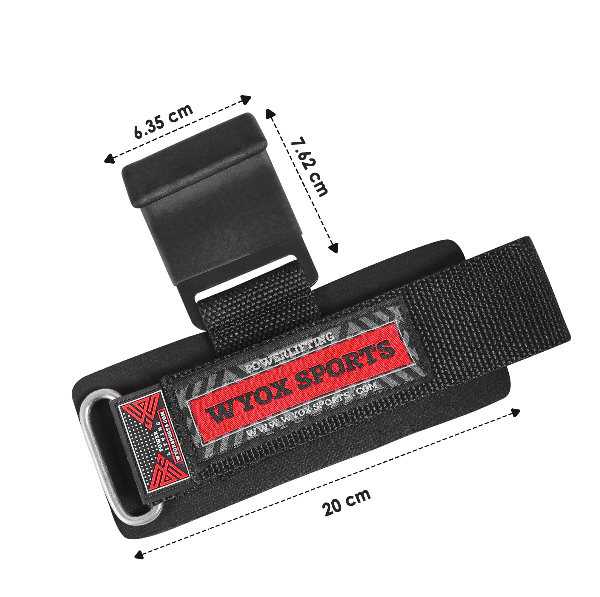 Black Weight Lifting Metal Hooks - WYOX