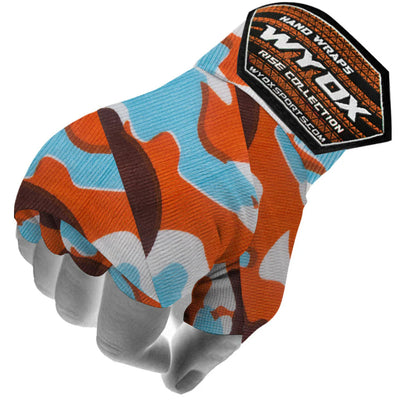 Boxing Hand Wraps - Orange Camo