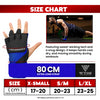 Neoprene Blue Hand Wraps + Focus Pads Bundle