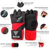 Red Quick boxing hand wraps 
