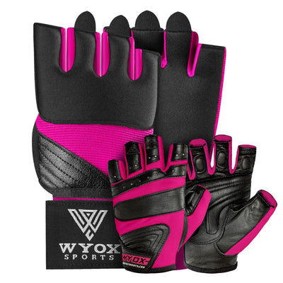 Pink Gym Gloves + Neoprene Gloves Bundle