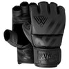 Black MMA Gloves + Gym Belt Bundle